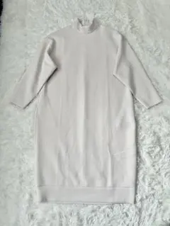 23区 スウェットワンピース　トレーナー　ロング　オフホワイト　40サイズ