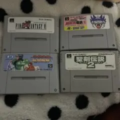 スーパーファミコン ゲームソフト 4本セット