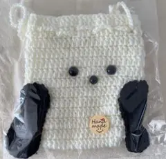 ハンドメイド　シマエナガ　ポーチ　巾着