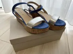 FABIO RUSCONI ウェッジソールサンダル　38（24.5cm）