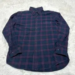 ユニクロ UNIQLO 長袖シャツ （L） メンズ チェック柄 トップス