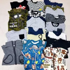 男の子 70cm 秋冬まとめ売り ロンパース アウタートレーナー