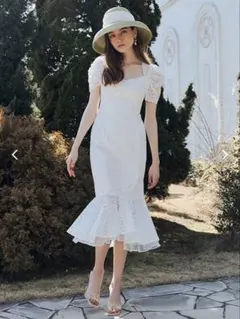 Lame fringe jacquard onepiece エムミーエメ - メルカリ