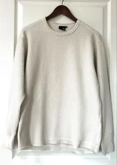 THE NORTH FACE アイボリー M ワッフル長袖カットソー