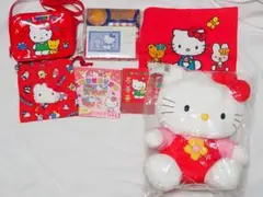 希少品　サンリオ　キティ　ぬいぐるみ　バック　レトロ　キティ展 1984