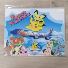 ピカチュウ　ポケモンジェット ANA　マウスパッドシート　機内限定配布品