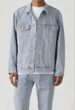 Levi's ヒッコリーストライプ デニムジャケット セットアップ