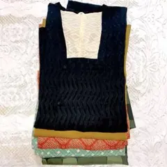 羽織　道行コート　雨コート　まとめ売り　5点　和装　レトロ