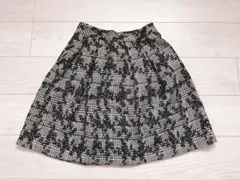 ロペピクニック　膝丈スカート　花柄　秋冬　38 M