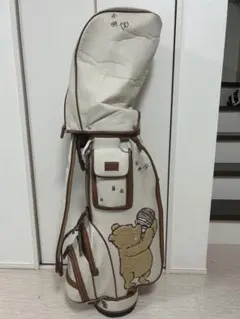 希少　美品　くまのプーさんClassic Pooh ゴルフバッグ キャディバッグのサムネイル
