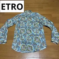 ETRO ペイズリー柄 長袖シャツ Mサイズ