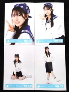 鶴崎仁香　日向坂46 お願いバッハ！ジャケット写真衣装　生写真　コンプ
