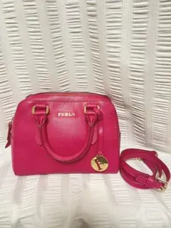 フルラ エレナ ハンドバッグ 2way ピンク