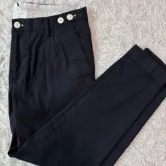 ✨極美品/リネン/L✨ウノピゥウノウグァーレトレ ストレッチパンツ ペイズリーのサムネイル