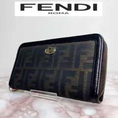 100【極美品】FENDI ラウンドファスナー 長財布のサムネイル