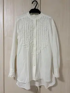 かえる。様専用　訳あり美品★UNITED ARROWS フロントフリルシャツ