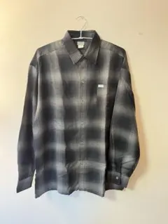 CALTOP チェックシャツ グレー ブラック 長袖 ストリート