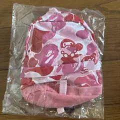A BATHING APE ピンクカモ ミニリュックポーチ