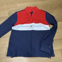 TOMMY HILFIGER ハーフジップ ポロシャツ 164