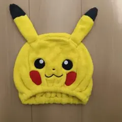 ​【美品】ポケモン ピカチュウ タオルキャップ スイミング お風呂 プール 帽子
