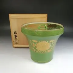 【茶道具】手塚玉堂作　玉堂窯　草花絵角形水指 2026年最新】玉堂窯 水指の人気アイテム - メルカリ