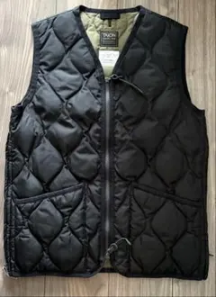 美品★即日発送★TAION★タイオン★ミリタリーVネックジップダウンベスト