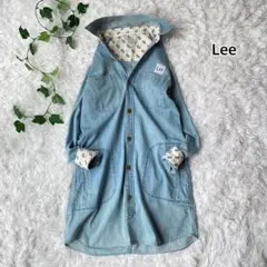 Lee シャツワンピース　S デニムシャツ　ライトブルー