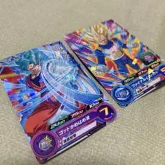 くら寿司　ガチャガチャ　孫悟空 ベジータ ２枚セットのサムネイル