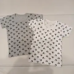 ミッキー　半袖　肌着　120 2枚組