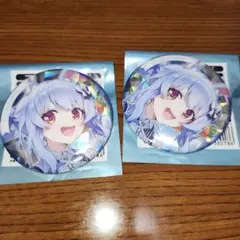 ホロライブ7th fes ランダムホログラム缶バッジ　兎田ぺこら　2個セット　②