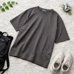 シーズンリーズン ꕤ 半袖Tシャツ LL オリーブ 無地 ゆったり 大きめサイズ