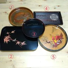 漆器 盆 5枚セット