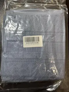 新品・未使用 ブルー フェイスタオル 綿100％のサムネイル