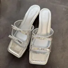 AZUL by moussy スクエアトゥサンダル M