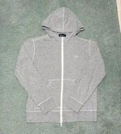 さ*ン様 FRED PERRY グレー フルジップパーカー M ダブルジップ　美