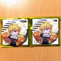 鬼滅の刃　追憶　ナムコ　追憶回廊ノ導　我妻善逸　缶バッジ　グリッター　レア　限定 鬼滅の刃 追憶回廊ノ導 ナムコ 缶バッジコレクション 我妻善逸 レア