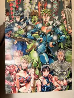 【新品・未開封・希少】ジョジョSBR完走記念ビッグポスター＆メッセージペーパー ジョジョ 7部 SBR 完走記念メッセージペーパー＆ビッグポスター