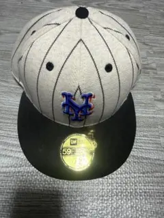 MLB NYメッツ　ニューエラキャップ白黒