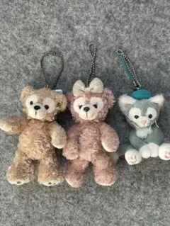 ダッフィー シェリーメイ ジェラトーニ ぬいぐるみピンバッジ