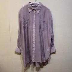 prose verse シアーオーバーシャツ　Mサイズ