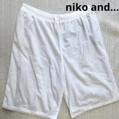 niko and... メッシュ ショートパンツ ホワイトのサムネイル