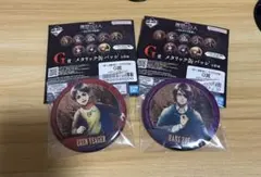 新品　進撃の巨人　1番くじ　エレン　ハンジ　缶バッジ 2個セット　G賞のサムネイル