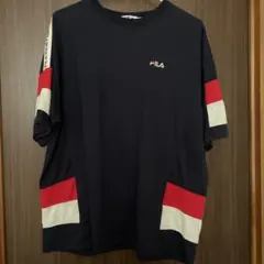 FILA フィラ Tシャツ ネイビー ロゴテープのサムネイル