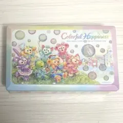 ディズニーシー ダッフィー&フレンズ カラフルハピネス チョコレート　空き缶