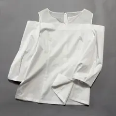 新品タグ付き essence of ANAYI アナイ ブラウス オフショルダー 