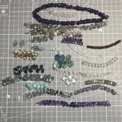 【B品】天然石ビーズ　まとめ売り