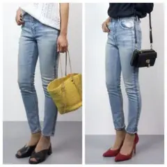 【ViVi 掲載商品】SLY NOEL JW ANKLE SLIM-Cデニム26