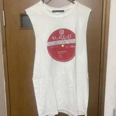 KAWI JAMELE レコードプリント タンクトップ