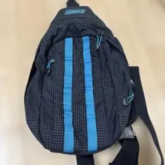 Coleman バックパック ブラック/ブルー チェック柄