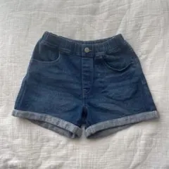 ユニクロ　デニムショートパンツ　110cm 120cm キッズ